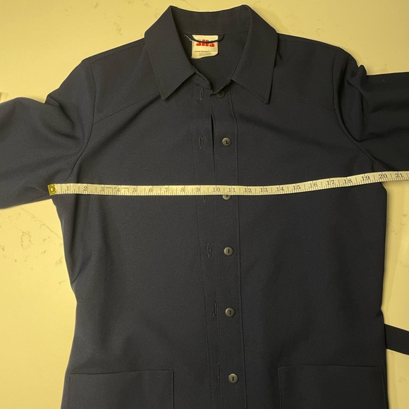 VTG ALIA TIE FRONT BLAZER BUTTON UP SHIRT JACKET SIZE 12 - Picture 9 of 9